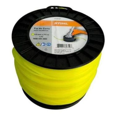 Imagem de Rolo Fio De Nylon Amarelo Quadrado 3,0Mm X 312M Stihl
