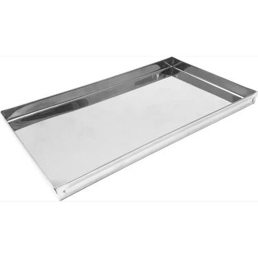 Imagem de Bandeja Canto Liso 40 X 20 X 2,0 Cm (inox)