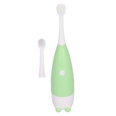 Imagem de Escova de dentes elétrica para bebês, escova de dentes à prova d'água para crianças para bebê para escova de dentes para crianças (verde)