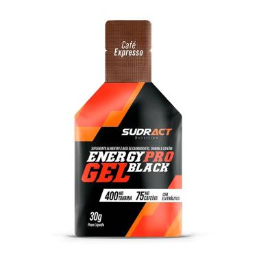 Imagem de Energy Pro Gel Black - 1 Sachê 30g Café Expresso - Sudract Nutrition