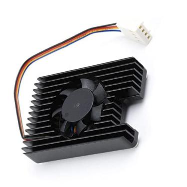 Imagem de TECKEEN Ventoinha de resfriamento PWM com velocidade ajustável de 12 V 3007 1,6 W 8000 RPM para Raspberry Pi CM4