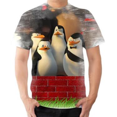 Imagem de Camisa Camiseta Personalizada Os Pinguins De Madagascar 2 - Estilo Kra