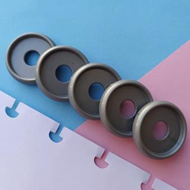Imagem de Kit 12 Discos M 24mm de Caderno Infinito Sistema Inteligente Amor Infinito Cadernos - Círculo (Prata)