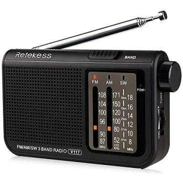  Retekess PR13 Radio FM portátil, receptor de radio FM