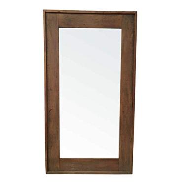 Imagem de Moldura Para Espelho Rústica Em Madeira De Demolição 1,20x80 Sem Espelho