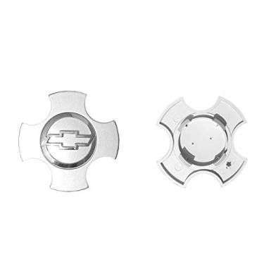 Imagem de Calota Miolo Centro Roda GM Meriva Prata Boton Cromado