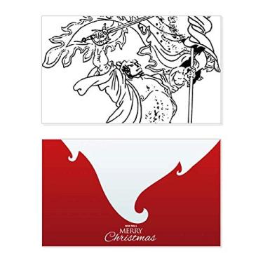 Imagem de Masterpiece Romance Kingdoms Desenhando Feriado Feliz Natal Cartão de Parabéns Mensagem de Natal