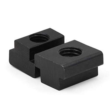 Imagem de 5 pcs. M5 M6 M8 M10 M12 M14 DIN508 O óxido preto Grau 8.8 Aço Carbono T-Slot Porca Tapped Através Do Slot T-Nuts Mobiliário YYDFPIIA (Size : M8)