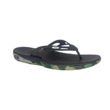 Imagem de Chinelo Oakley Killer Point Camo Jet Black - Adulto