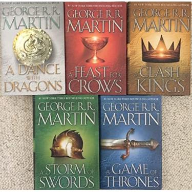 Imagem de Brand New Set 1-5 Game of Thrones Series Hardcover Collection Set