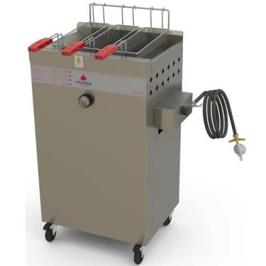 Imagem de Fritadeira a Gás Pr-2000bpg Style Fry Fritter Progás 18l Óleo / 3l Àgua 3 Cestos