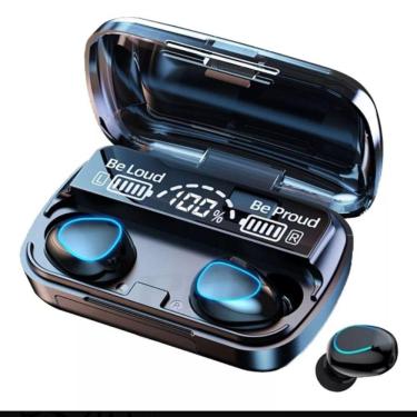 Imagem de Fone Bluetooth M10 Sem Fio Display Digital Powerbank Fones