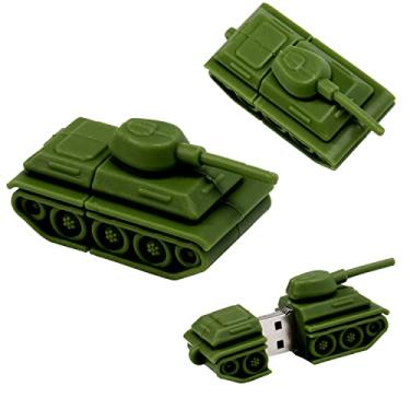 Imagem de Pendrive 16 GB - Flash Drive 16 GB Cool USB - Tank Thumbdrive (tanque verde)