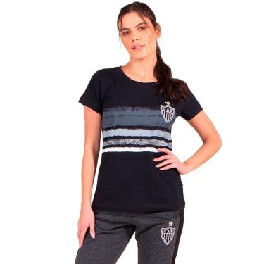 Imagem de Camiseta Baby Look Clube Atlético Mineiro Oficial Feminina-Feminino