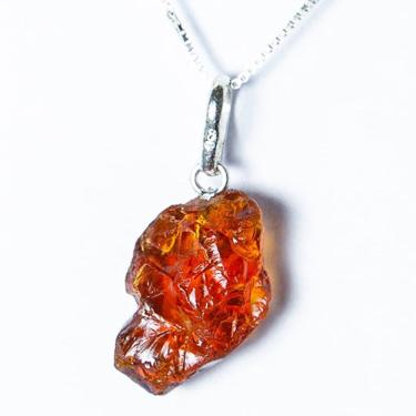 Imagem de Colar Pedrinha Topázio Rio Grande Bruto Prata 950 15mm Aprox