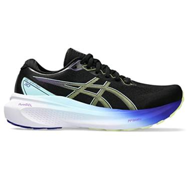 Imagem de ASICS T nis de corrida feminino Gel-Kayano 30, Preto/amarelo brilhante, 5