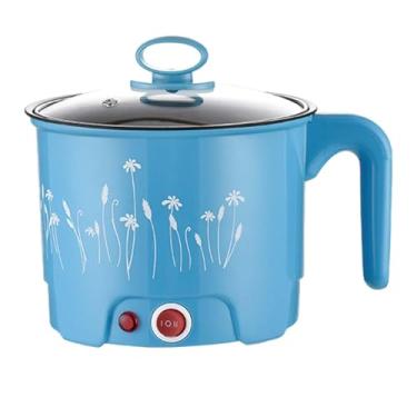 Imagem de Generic Panela elétrica portátil ajustável, mini panela de ramen, mini panela para mingau, aveia, bife, shabu shabu, imperdível, Camada única