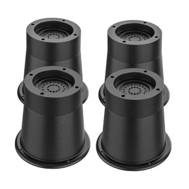 Imagem de IEUDNS Almofadas antivibração para máquina de lavar, 4 peças, protetor de borracha para pés, proteção de chão, antiderrapante para móveis domésticos, sofá