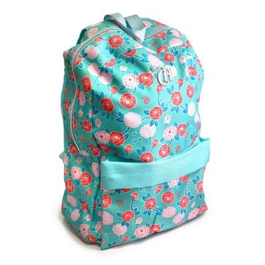 Imagem de Mochila Juvenil Capricho Liberty Azul Floral c/ self Ligth