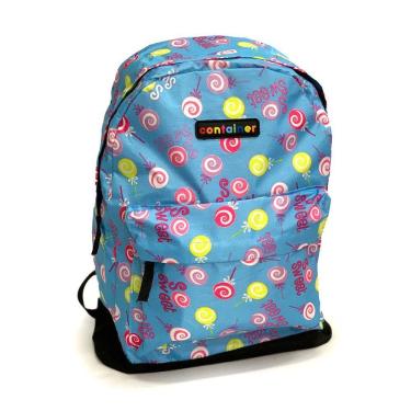 Imagem de Mochila G Juvenil Feminina Container Azul Pirulito