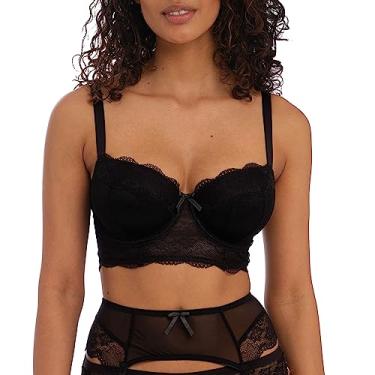 Imagem de Freya Sutiã feminino plus size Freya Fancies com aro, Preto, 28F