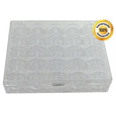 Imagem de Estojo com 25 Bobina Baixa Domestica Plastica 172336 - Carretilha para