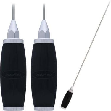 Imagem de 2 Antena Móvel PX 2,70 Metros Marinox Radio Amador Caminhão Maria Mole