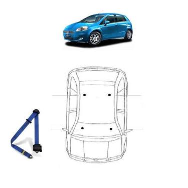 Imagem de Cinto de Segurança 3 pontos dianteiro Fiat Punto - Dialp, Azul