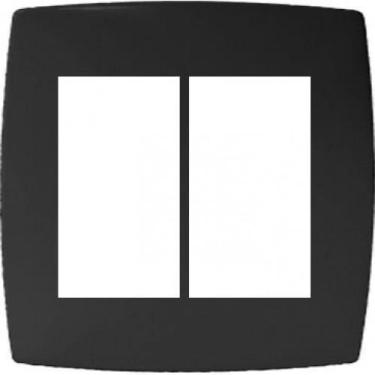 Imagem de Placa Para 6 Módulos Suporte 4X4 Blux Home Grafite