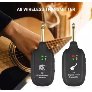Imagem de Adaptador Sistema Transmissor Receptor Guitarra Sem Fio . - Sistema - 
