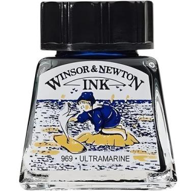 Imagem de Tinta Nankin para Desenho Winsor & Newton Escolha a Cor, ULTRAMARINE