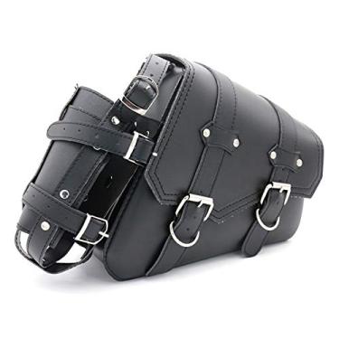 Imagem de evomosa Bolsas universais de couro PU para selim de motocicleta (lado direito)