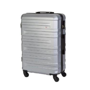 Imagem de Mala De Viagem Grande 32kg 4 Rodas Travelux Lugano G, Prata