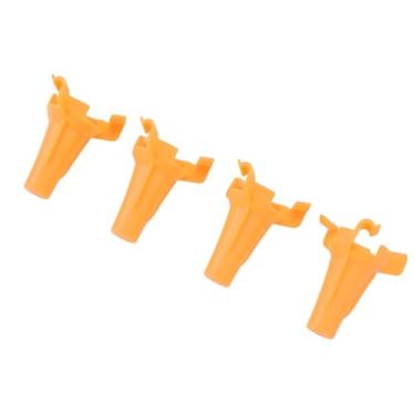 Imagem de Pernas de Extensão do Suporte de Pouso do Drone, Acessórios de Pernas de Extensão do Trem de Pouso do Drone, Elevação Interna Oca de 10mm para Neo (Laranja)