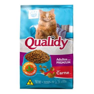 Imagem de Qualidy Premium Gatos Adultos Sabor Carne 1kg - PEC ADIMAX