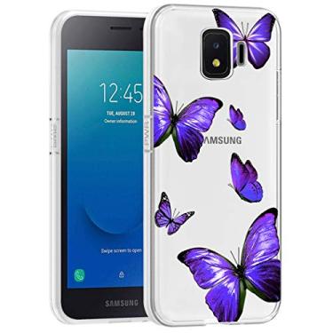 Imagem de Bohefo Capa transparente compatível com Galaxy J2 Core/Galaxy J2 Shine/J2 Pure/J2 Dash/J2 2019 Capa para mulheres, linda capa protetora de TPU TPU à prova de choque para Samsung Galaxy J2 Core