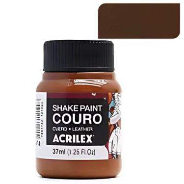 Imagem de Tinta Pinta Couro Shake Paint Acrilex 37ml Natural Sintético, Castanho