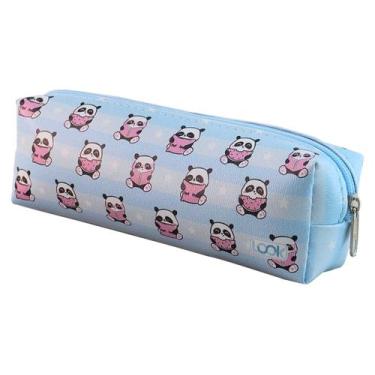 Imagem de Estojo Escolar Infantil Feminino Simples 1 Divisória Estampado - Look,