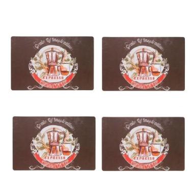 Imagem de Jogo Americano 4 (quatro) unidades Cafe Expresso - Copa & Cia