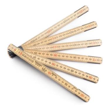 Imagem de Metro Escala 2 metros Sueco Hultafors Madeira 59-2-12 Original