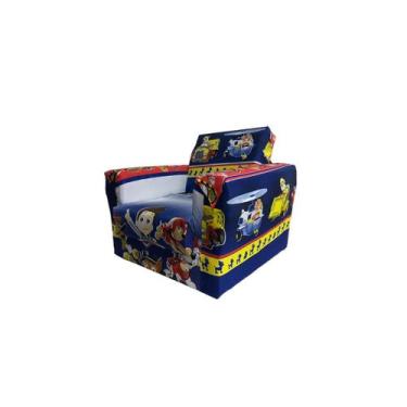 Imagem de Poltrona Infantil Mini Sofá Estampados Menino e Menina - RJ BRINQUEDOS