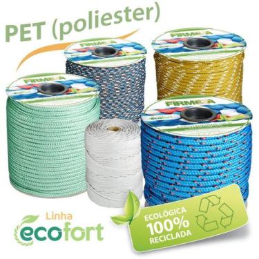 Imagem de Corda De Poliester Amarrar Carga Caminhão 5mm X 120 Metros - Firmeza