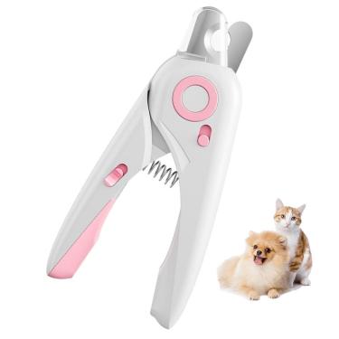 Imagem de Cortador de Unha Pet Cao Gato Cachorro Animal de Estimaçao Lixa de Unha Laterna Luz Led Confortavel Resistente Seguro Eficiente