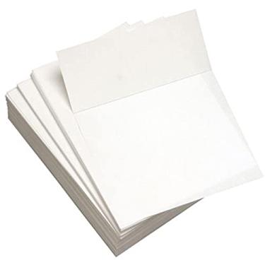 Imagem de Domtar Papel de cópia DMR8821 9 kg 8,5 x 11 de corte personalizado para 92 Bright44; microperfurado 9,3 cm de Top44; branco - 500 por resma