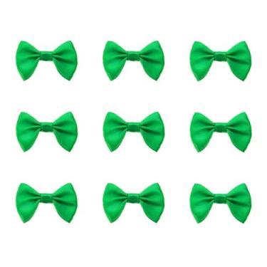 Imagem de Tupalizy Mini laços de fita de cetim pequenos laços artesanais de tecido de costura para decoração de Natal gravatas borboleta sacos de presente caixas cartões de convite de saudação lembrancinha de