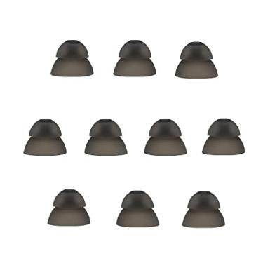 Imagem de Cúpulas de aparelhos auditivos grandes para ressom, ajuste seguro RIC RITE e Open Fit BTE Smoky Power Domes ponta invisível grande 10 unidades