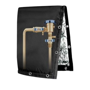 Imagem de Adamoss Tampa Isolada Antirrefluxo(5˚F) Tampa de Isolamento de Tubo de Tecido de 6 Camadas, para Tampas de Bombas de Poço de Água e Tampas de Válvulas de Sprinkler Proteção Contra (, S 16L X 26A)