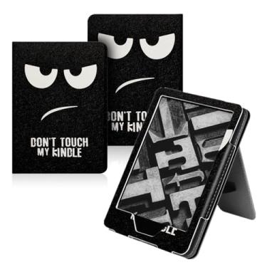 Imagem de GUKSRASO Capa com Suporte para Kindle Oasis 9ª/10ª 2017/2019 - Capa de pu DuráVel com Auto Sleep Wake, Slot para CartãO, Recurso de AlçA de MãO