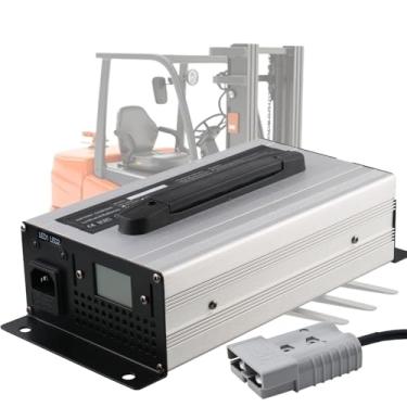 Imagem de Carregador de bateria para empilhadeira, Carregador de bateria de chumbo-ácido 48V 20A, com plugue Anderson 50A/120A/175A/350A, para paleteira, lavadora de piso, carrinho de golfe,48v 20a,120A