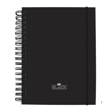 Imagem de Caderno Smart Colegial All Black Fls E Divisorias Reposicionaveis - Da